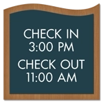 5-Line General Information Sign