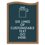 6-Line General Information Sign w/Symbol