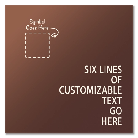 6-Line General Information Sign w/Symbol