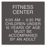 8-Line Common Room Sign