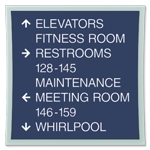 8-Line Directional Sign