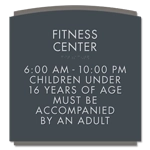 9-Line Common Room Sign