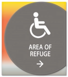 Accessible Direction Sign w/ ISA