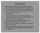 Alaska Pool Hygiene Rules Sign