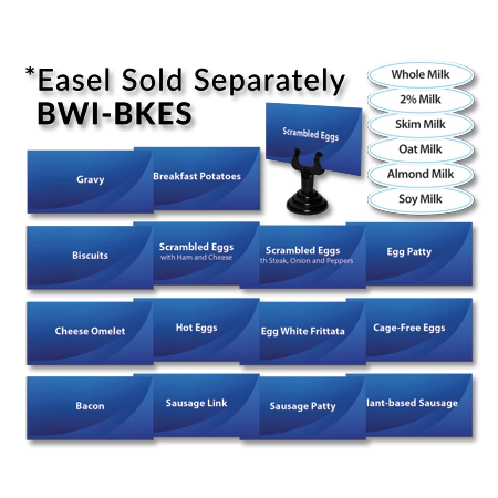 Best Western Breakfast Labels Bundle - Set of 24