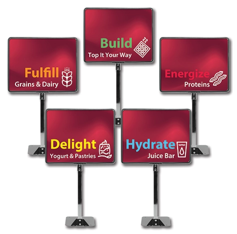 Best Western Counter Signs with Stand Holder