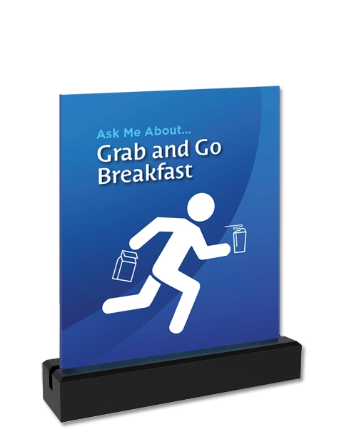 Best Western Grab and Go Breakfast Sign