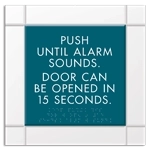 Delayed Egress Push/Pull Sign - CA Code