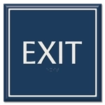 "Exit" Egress Sign - CA Compliant