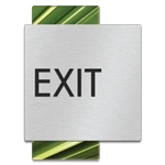 "Exit" Egress Sign - CA Compliant