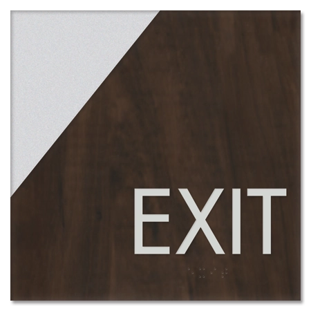 "Exit" Egress Sign - CA Compliant