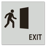 Exit Sign w/ Symbol