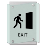 Exit Sign w/ Symbol