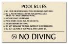 Florida Pool Rules Sign