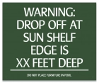 Florida Sun Shelf Warning Sign