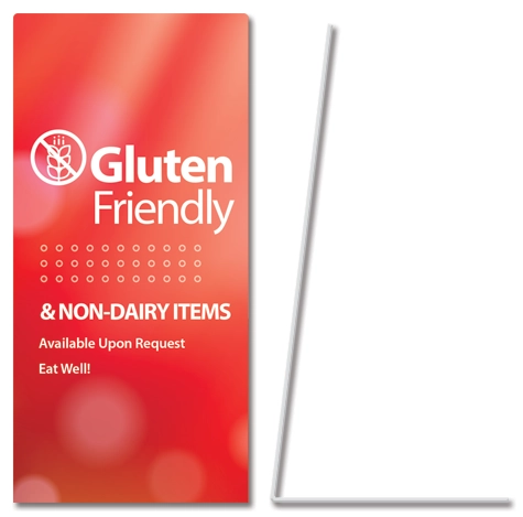 "Gluten Friendly ... Upon Request" Breakfast Easel