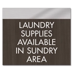 Laundry Supplies Available in Sundry Area