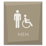Men Sign w/male & ISA Symbols