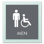 Men Sign w/Male & ISA Symbols
