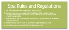 Montgomery County, Alabama Spa Rules Sign