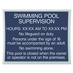 NJ Front Desk Pool Sign - Atrea