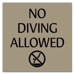 No Diving Allowed