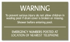 North Carolina Wading Pool Rules Sign