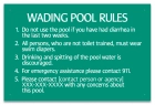 Oregon Wading Pool Rules Sign