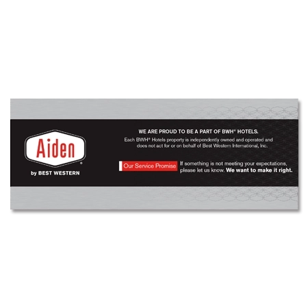 "Our Service Promise" Plaque - North America version