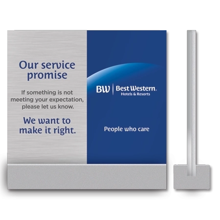 "Our Service Promise" Plaques