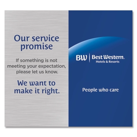 "Our Service Promise" Wall Mount Sign