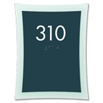 Room Number Sign