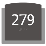 Room Number Sign