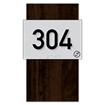 Room Number Sign w/Symbols