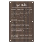 Spa Rules