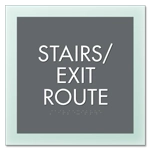 Stairs/Exit Route Egress Sign