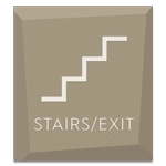 Stairs/Exit Sign