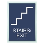 Stairs / Exit Sign w/Symbol