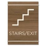 Stairs / Exit Sign w/Symbol