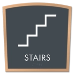 Stairs Sign w/ Symbol