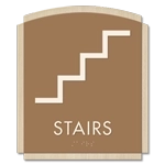 Stairs Sign w/ Symbol