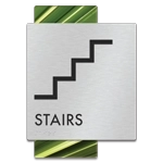 Stairs Sign w/ Symbol