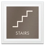 Stairs Sign w/ Symbol