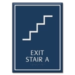 Stairway Exit Sign - DC Compliant
