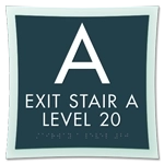 Stairway ID Sign - NYC Compliant