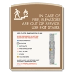 Standard Elevator Evacuation Plans - CA Compliant