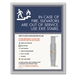 Standard Elevator Evacuation Plans - CA Compliant