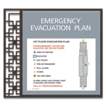 Standard Entrance Evacuation Plans - CA Compliant