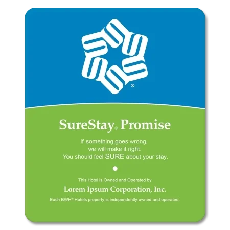 SureStay Hotel Group Service Promise Plaque North America - Same Entity