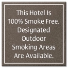 This Hotel Is 100% Smoke FreeCounter Top Version w/Easel